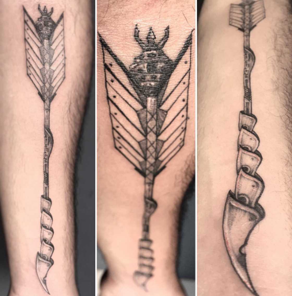 Scorpio arrow tattoos Scorpio arrow tattoos
