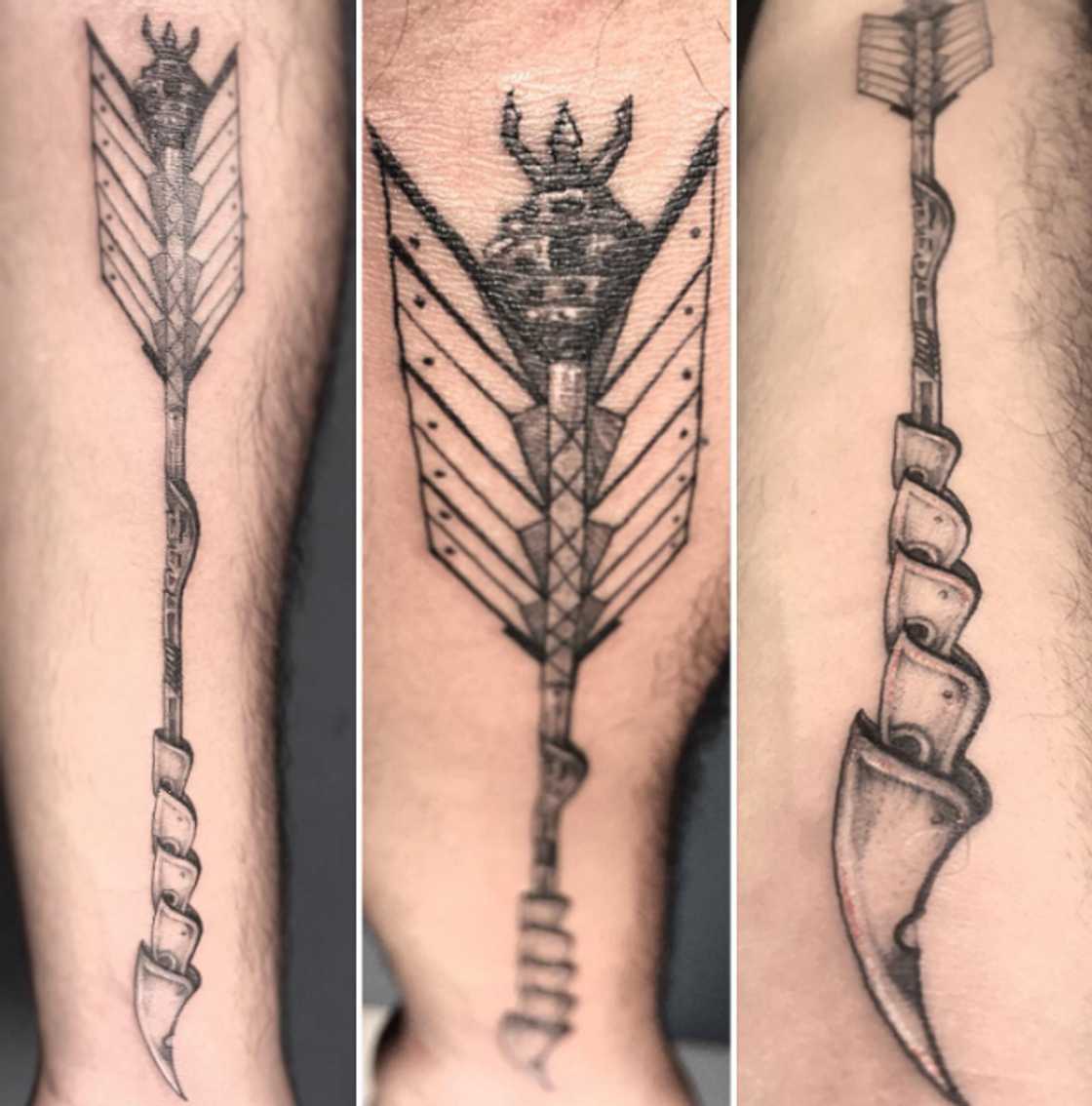 Scorpio arrow tattoos