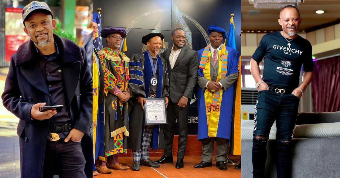 Fadda Dickson: Photos drop as Despite's right-hand man honoured by top University in USA