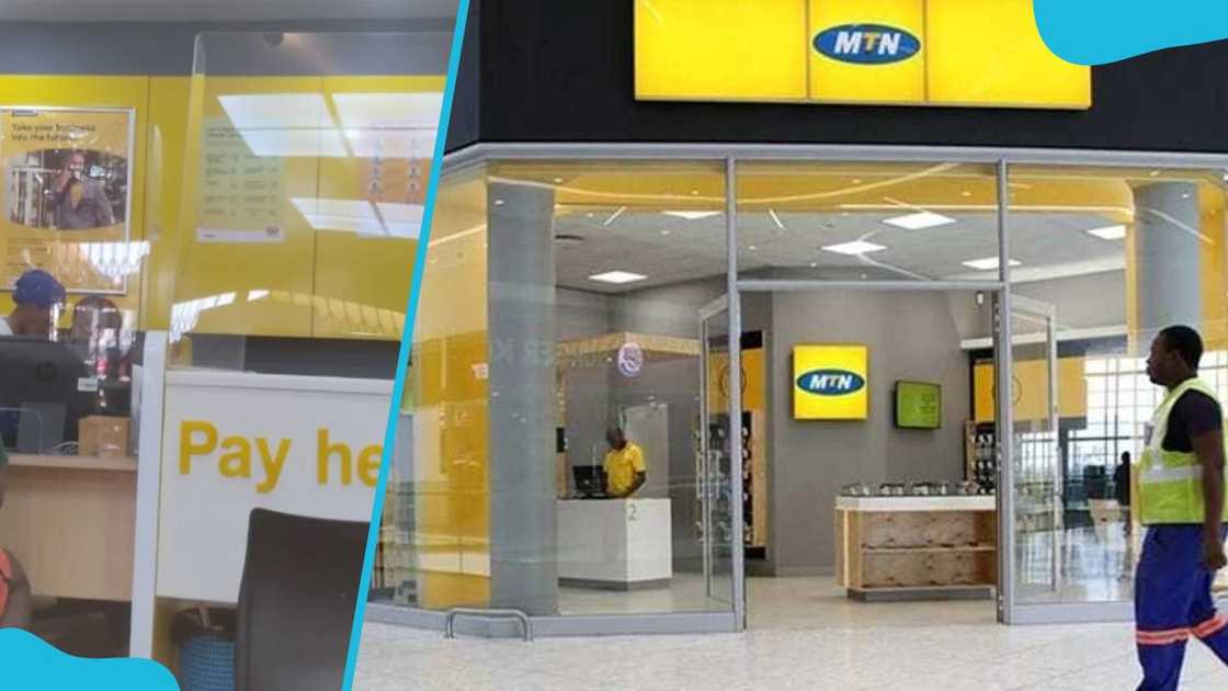 MTN office at Madina, Ghana.