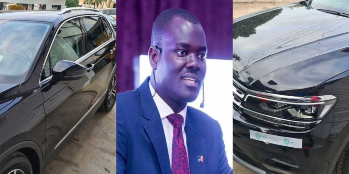 Top CEO Alex Bram flaunts ride as he becomes first person to drive Ghana-assembled VW luxurious car (photos) Top CEO Alex Bram flaunts ride as he becomes first person to drive Ghana-assembled VW luxurious car (photos)