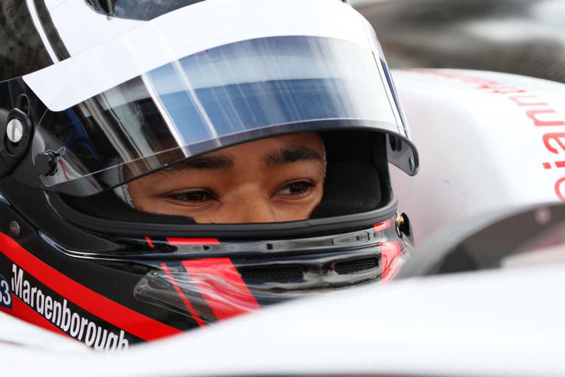 Jann Mardenborough during a race Jann Mardenborough during a race