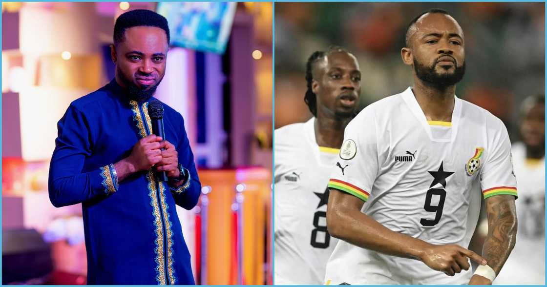 Photo of Fire Ogya and Jordan Ayew Photo of Fire Ogya and Jordan Ayew