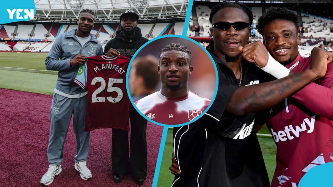Mohammed Kudus, Ghanaian musicians, football career, M.anifest, Black Sherif, Stonebwoy Mohammed Kudus, Ghanaian musicians, football career, M.anifest, Black Sherif, Stonebwoy