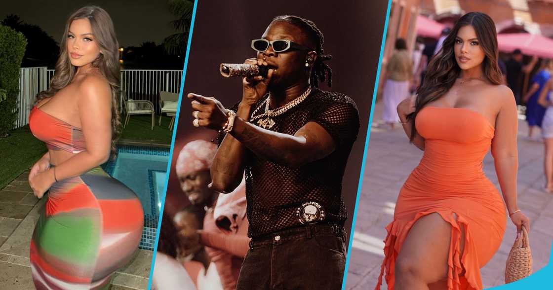 Stonebwoy and social media model Gracie Bon in photos Stonebwoy and social media model Gracie Bon in photos