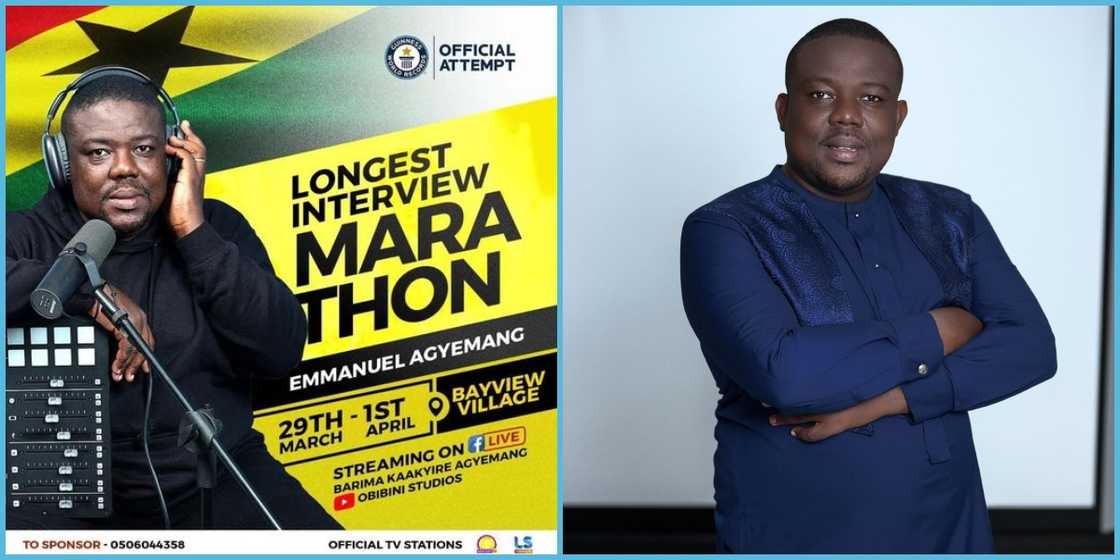 Ghanaian Presenter Emmanuel Agyemang To Attempt Guinness World Record For Longest Interview Marathon Ghanaian Presenter Emmanuel Agyemang To Attempt Guinness World Record For Longest Interview Marathon