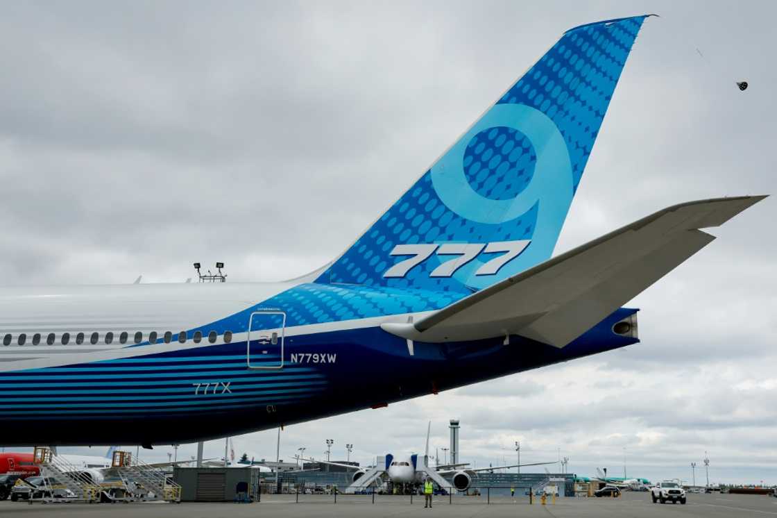 Boeing is at work on the certification of the new 777X in Everett, Washington Boeing is at work on the certification of the new 777X in Everett, Washington
