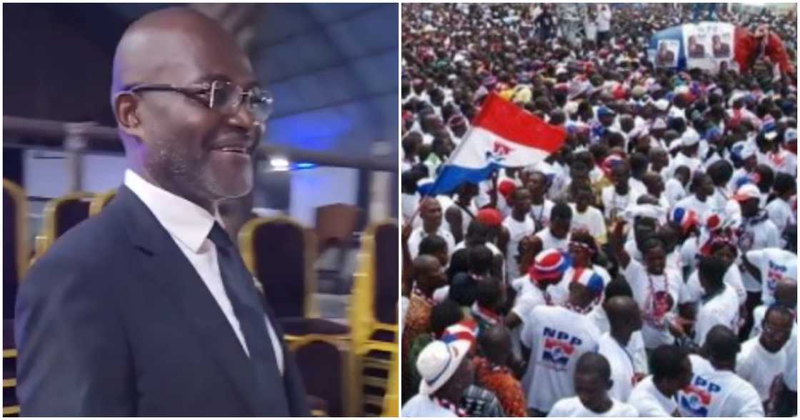 Kennedy Agyapong speaks to delegates ahead of NPP election