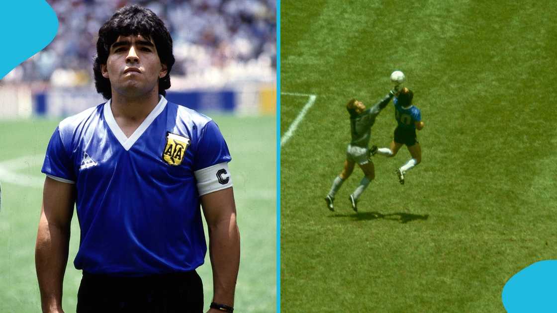 Diego Maradona's 'Hand of God' Goal Explained as England Return to the Azteca Diego Maradona's 'Hand of God' Goal Explained as England Return to the Azteca