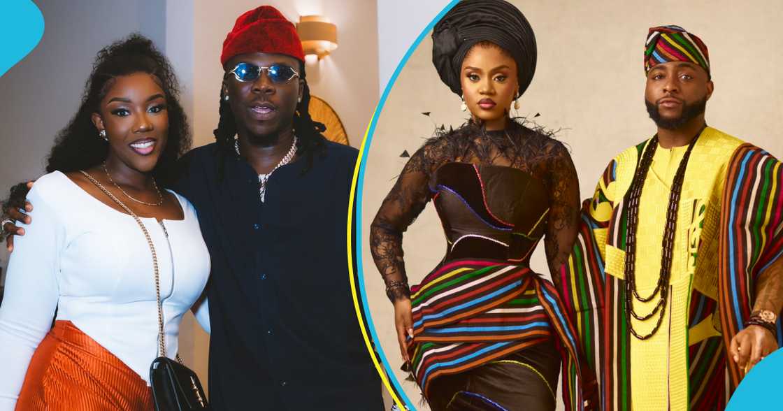 Stonebwoy at Davido's wedding Stonebwoy at Davido's wedding