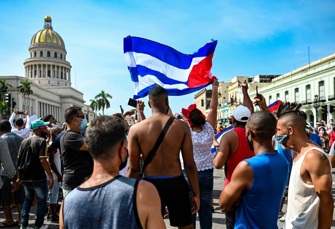 A total of 414 people who took part in unprecedented anti-government protests in July 2021 have been sentenced in Cuba