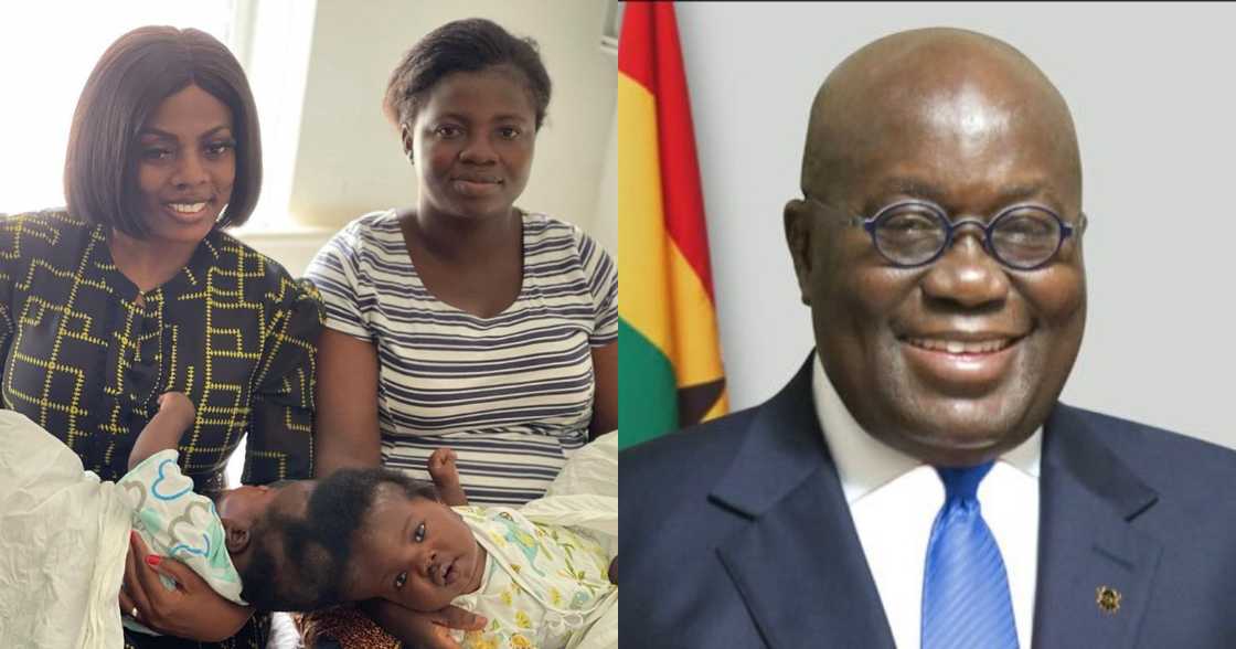 Akufo-Addo finally fulfils promise to Siamese twins as he pays surgery cost; Nana Aba confirms (video) Akufo-Addo finally fulfils promise to Siamese twins as he pays surgery cost; Nana Aba confirms (video)