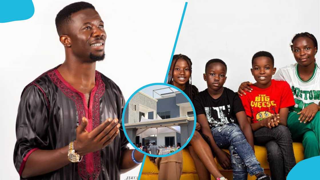 Kwaku Manu, Kwaku Manu's kids, Ghana, Kumawood, Kwaku Manu's mansion, Accra