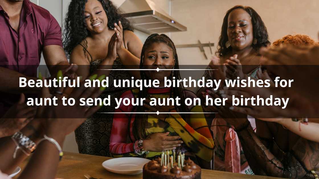 Unique birthday wishes for an aunt