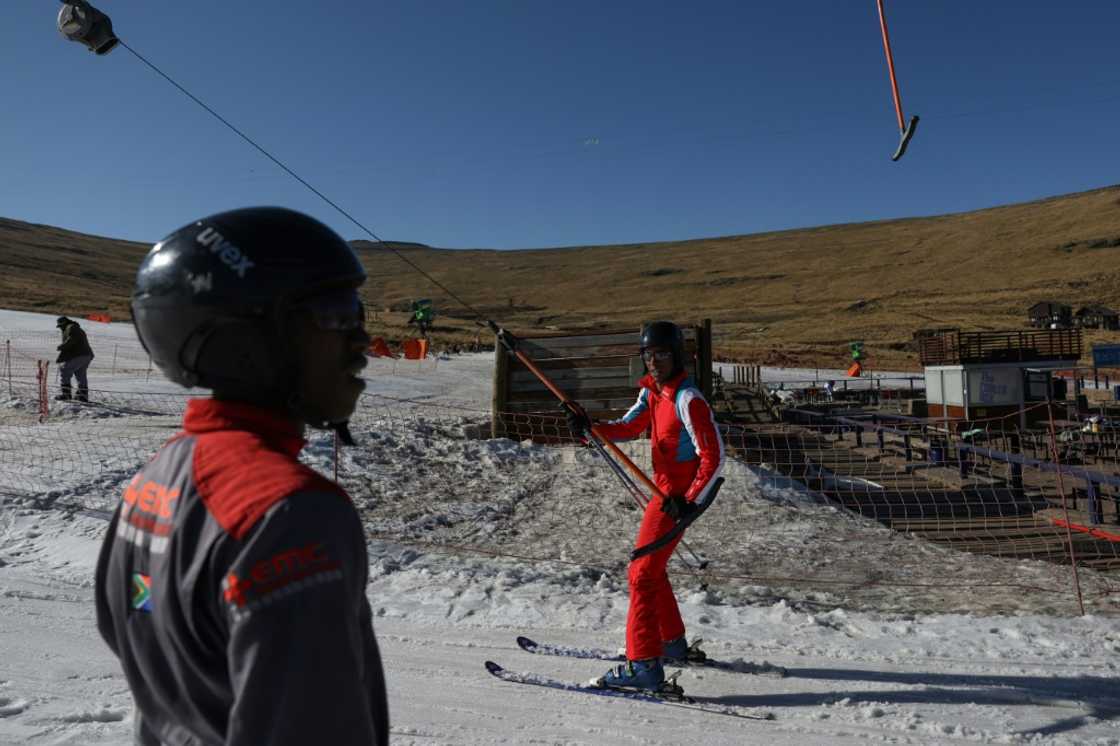 The South African resort relies on artificial snow when snowfall is patchy