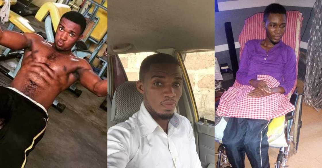 Ghanaian who was ignored since 2016 after loose billboard fell on him at Spintex Road dies