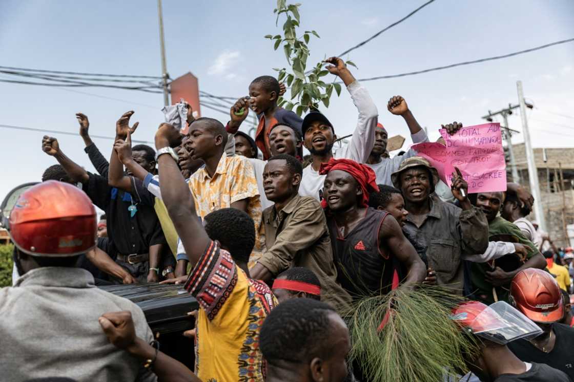 Demonstrations have taken place in the eastern DRC city of Goma to denounce Rwandan 'aggression' Demonstrations have taken place in the eastern DRC city of Goma to denounce Rwandan 'aggression'