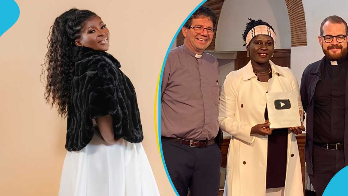 Esther Smith, YouTube plaque, Esther Smith receives plaque, Esther Smith surpasses 100k subscribers, Esther Smith's YouTube subscribers, Gospel musician