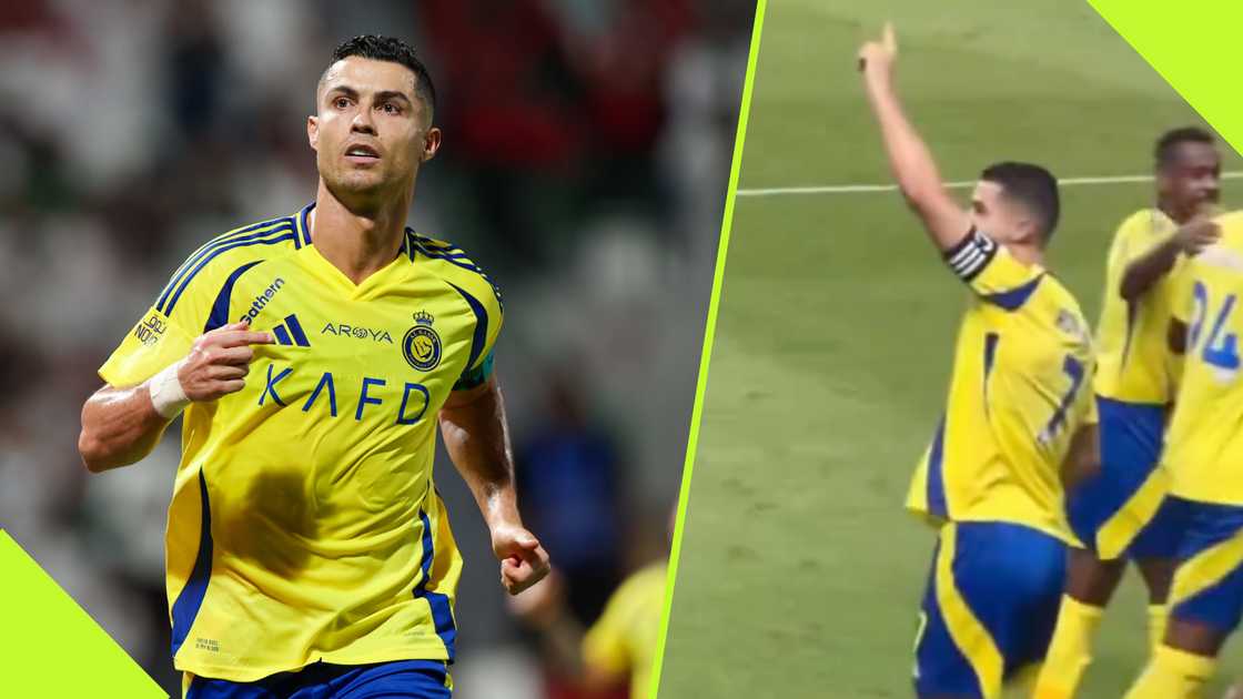 Cristiano Ronaldo marked his fifth goal in the Saudi Pro League with an iconic dance move.