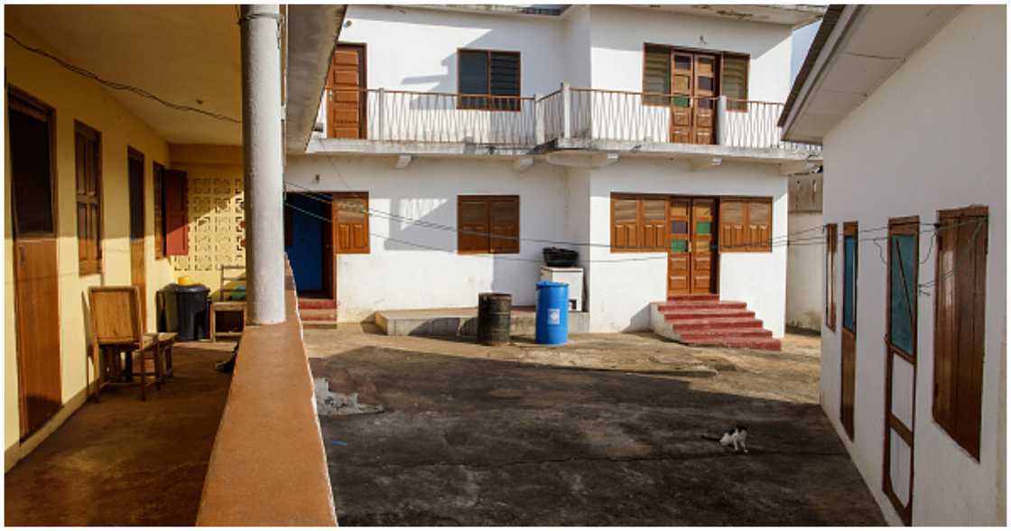 A compound house in Ghana