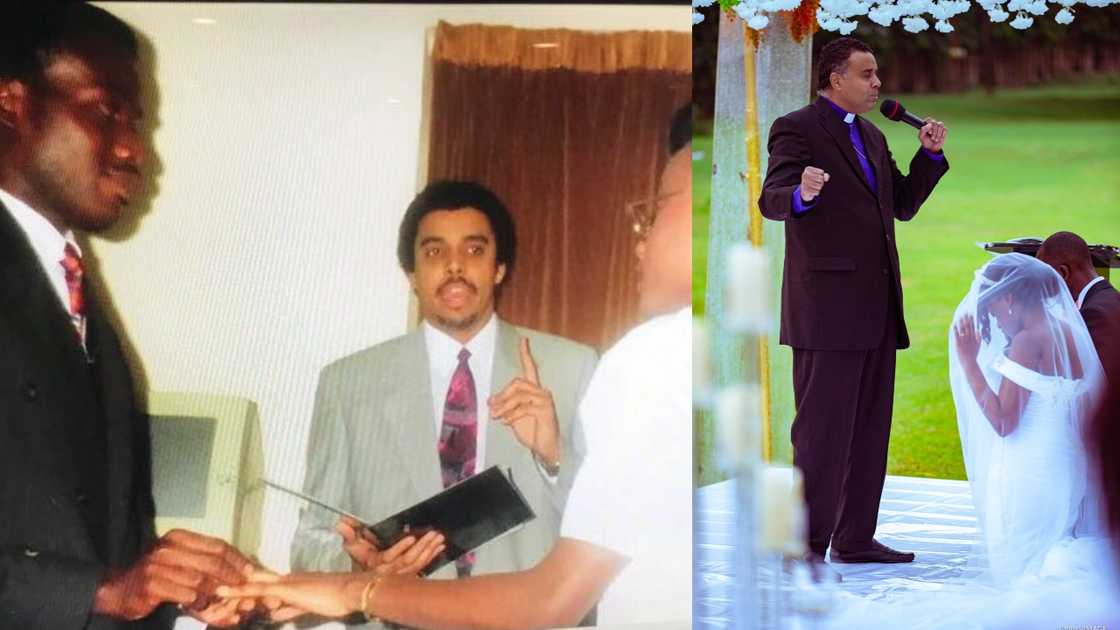 Bishop Dag blesses lady's marriage after officiating her parents' wedding 27 years back Bishop Dag blesses lady's marriage after officiating her parents' wedding 27 years back