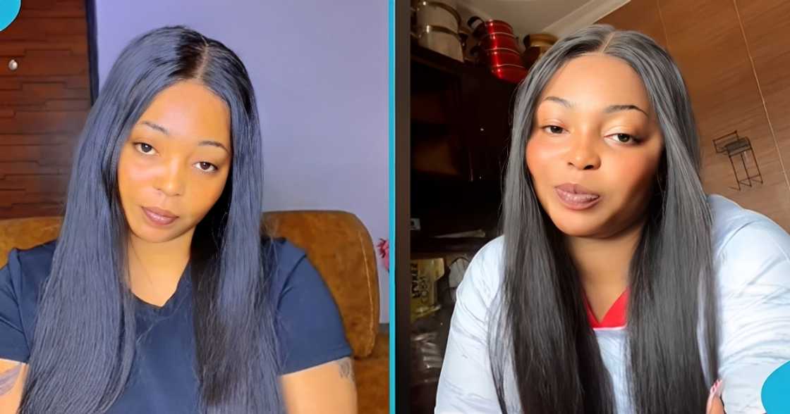 Sarah Owusu, Ghanaian lady, TikTok star, obroni boyfriend, mother of twins. Sarah Owusu, Ghanaian lady, TikTok star, obroni boyfriend, mother of twins.