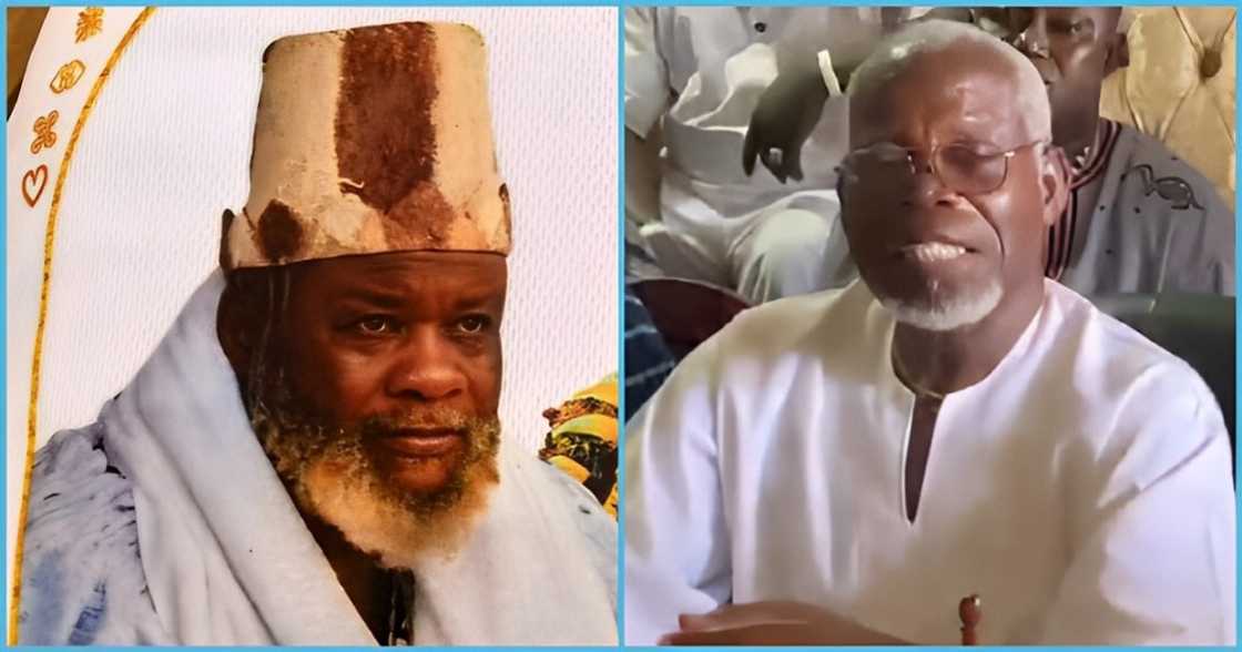 Photo of the Gborbu Wulomo and Rev Ankra