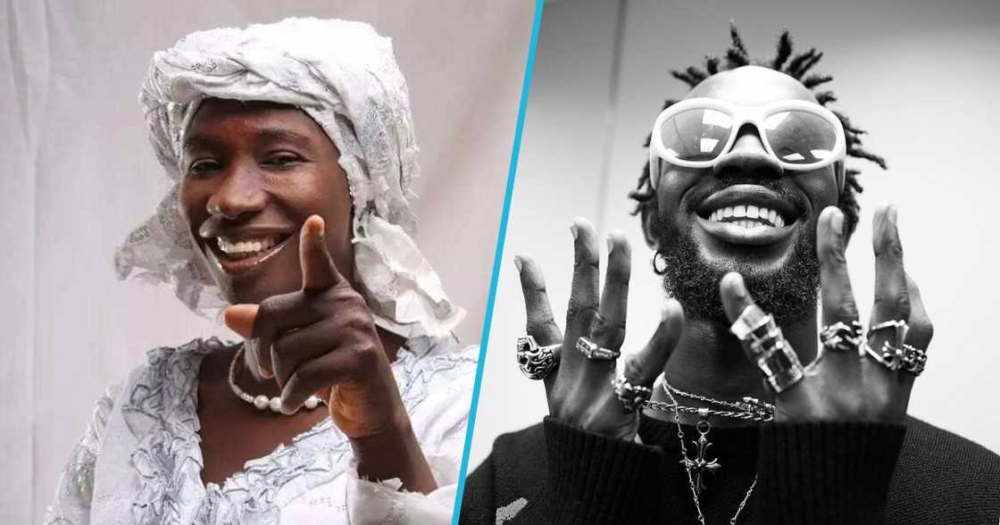 Cecilia Marfo and Black Sherif in photos Cecilia Marfo and Black Sherif in photos