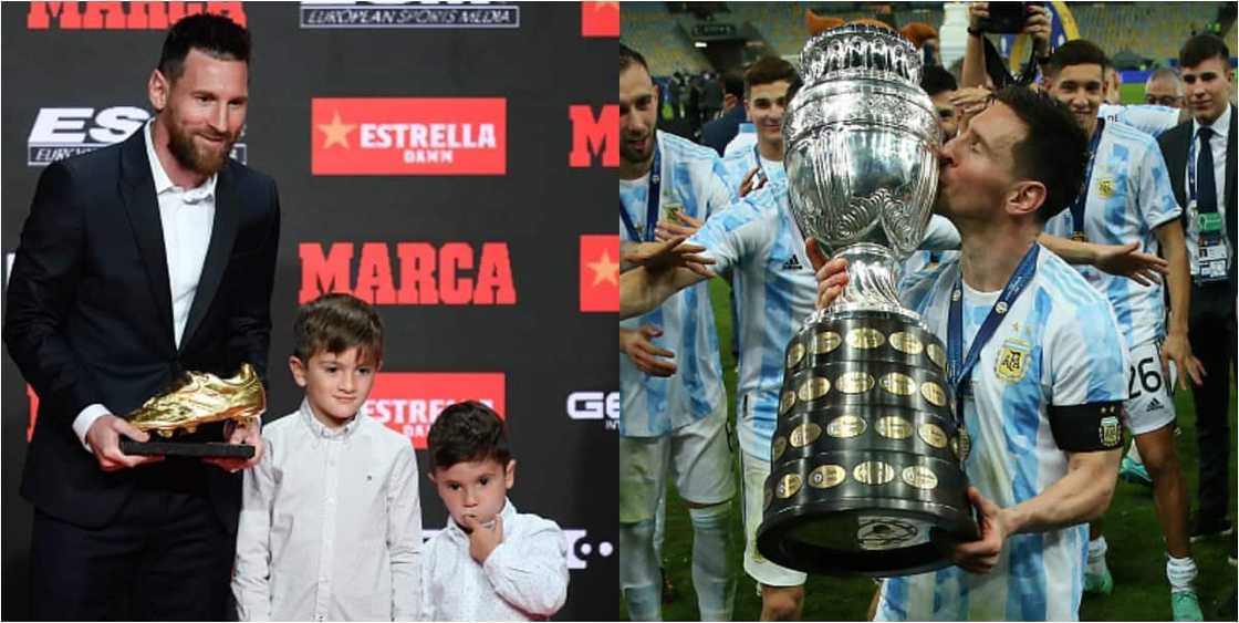 Messi Stunned As His Son Shows Great Skills In A Football Game Involving His Brother, Dad And Friend Messi Stunned As His Son Shows Great Skills In A Football Game Involving His Brother, Dad And Friend
