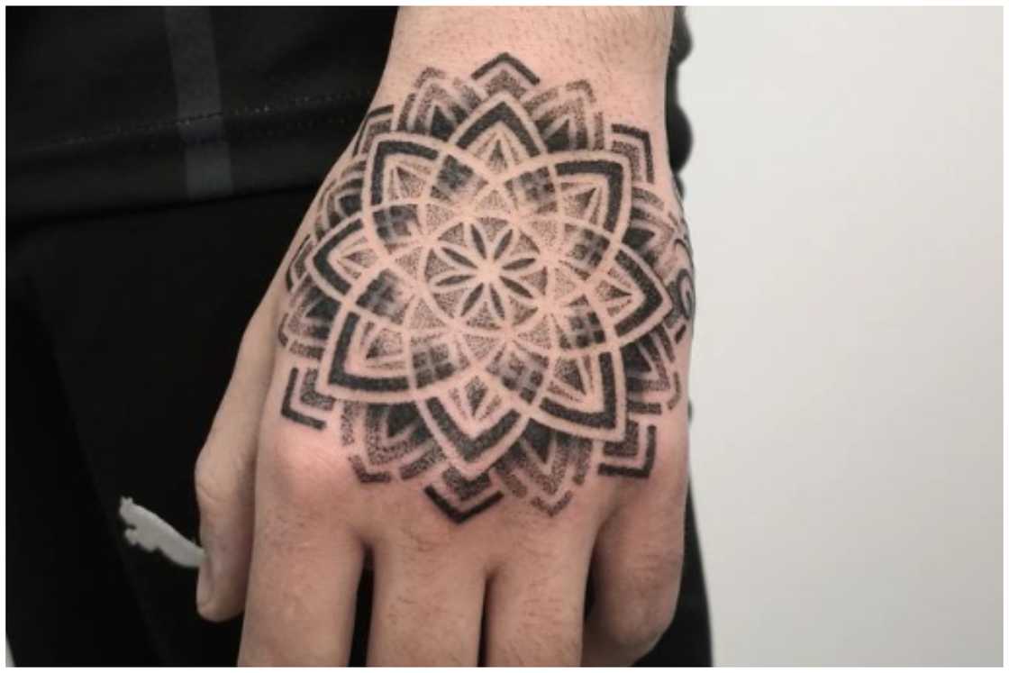 Hand tattoos for men Hand tattoos for men