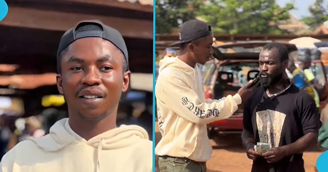 McBliss, content creator, Ghanaian, truck pusher, heartwarming gesture