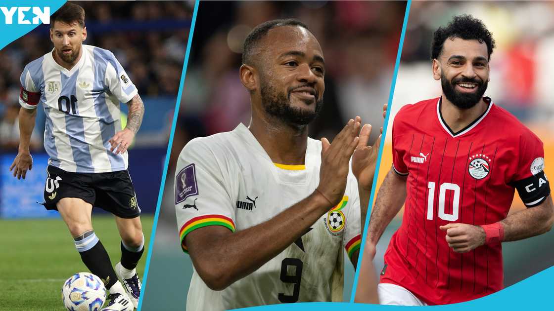 Jordan Ayew, Mohamed Salah, Lionel Messi feature among the leading 27 goal-scorers in the 2026 FIFA World Cup qualifiers top scorers chart Jordan Ayew, Mohamed Salah, Lionel Messi feature among the leading 27 goal-scorers in the 2026 FIFA World Cup qualifiers top scorers chart