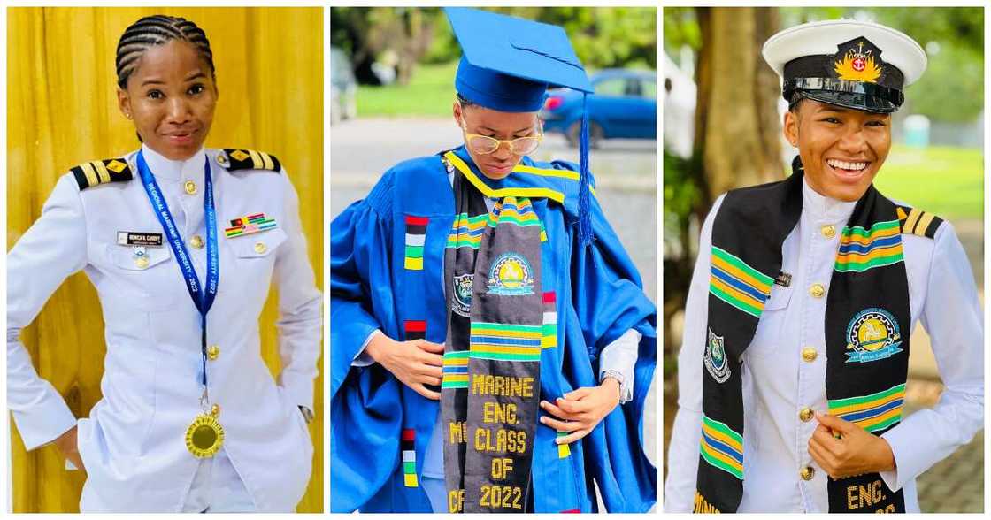 Monica Nancy Candny, a Regional Maritime University graduate has announced bagging first class in Marine Engineering Monica Nancy Candny, a Regional Maritime University graduate has announced bagging first class in Marine Engineering