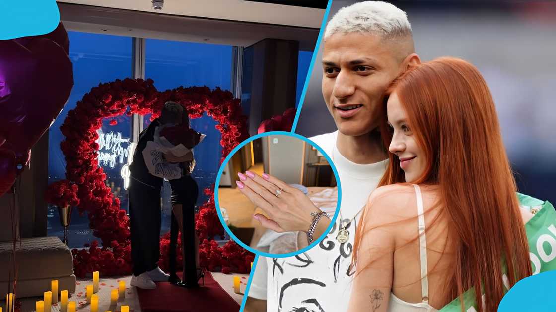 richarlison, amanda araujo, tottenham hotspur, richarlison engaged, shangri-la the shard, richarlison transfer