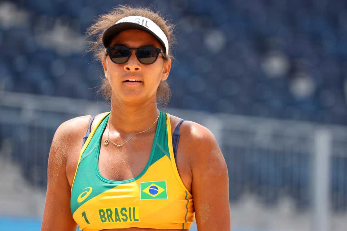 Female beach volleyball players Female beach volleyball players