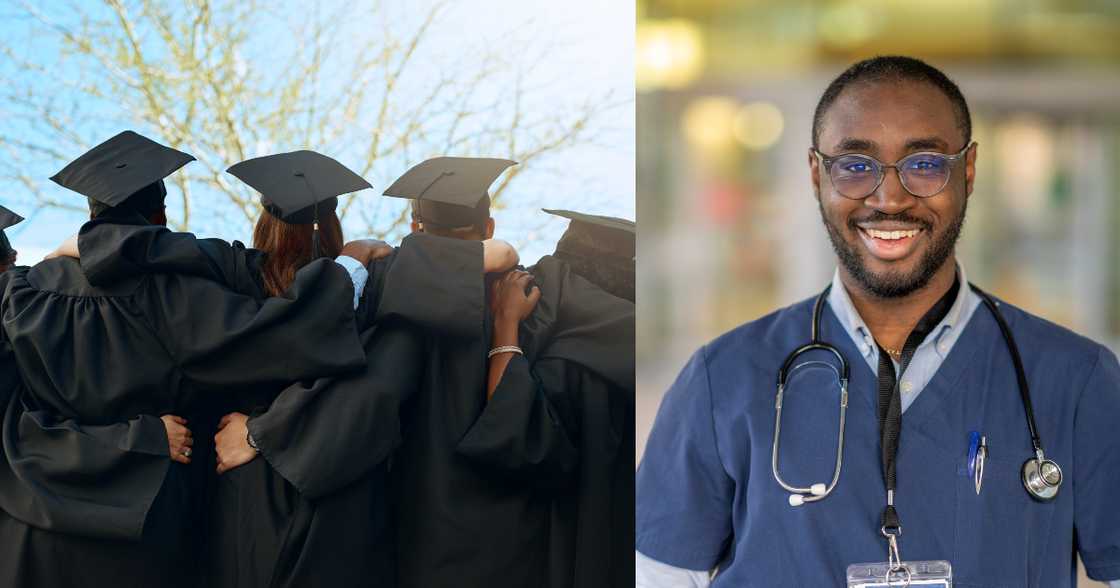Ghanaian nurse graduates from Garden City University College with first-class after failing exams Ghanaian nurse graduates from Garden City University College with first-class after failing exams