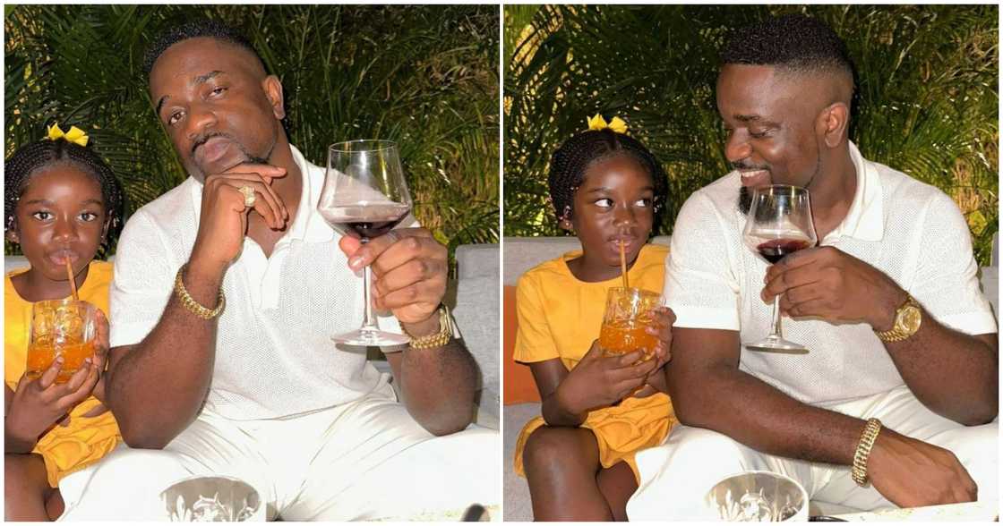 Sarkodie and daughter Titi go on a date Sarkodie and daughter Titi go on a date