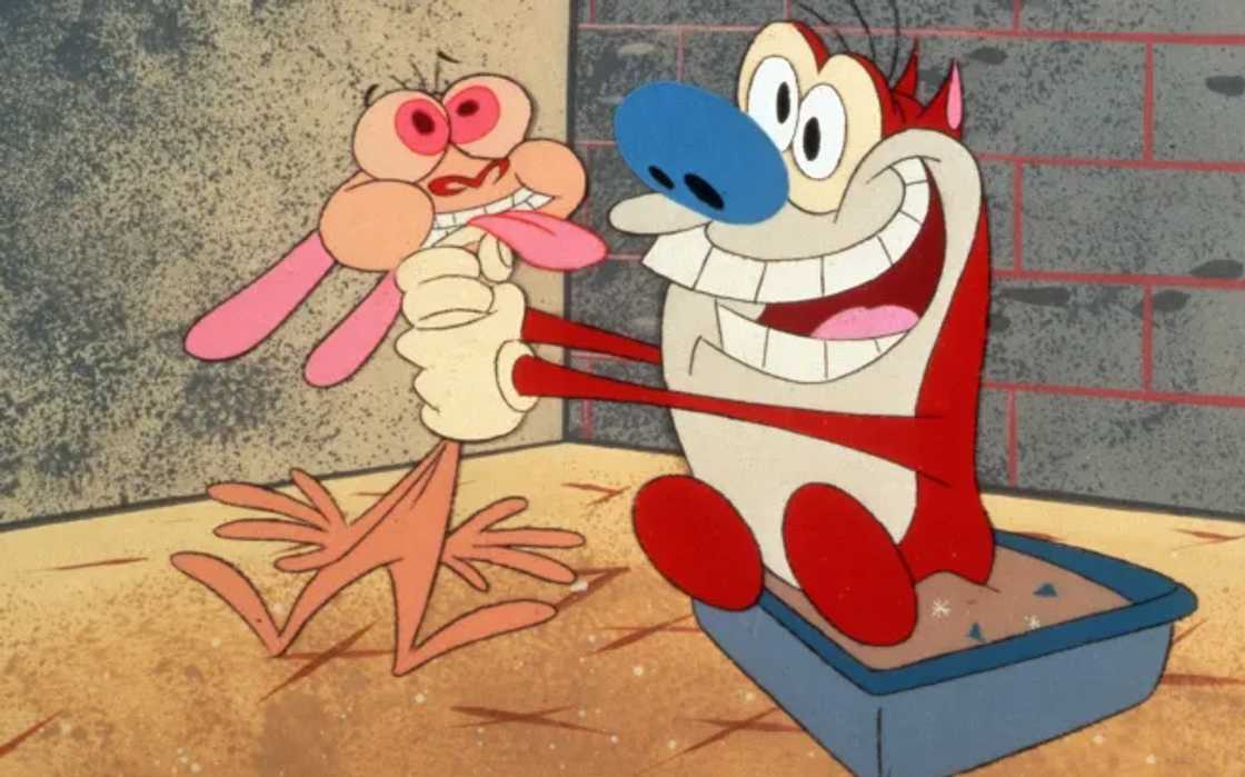 Ren and Stimpy cartoon character Ren and Stimpy cartoon character