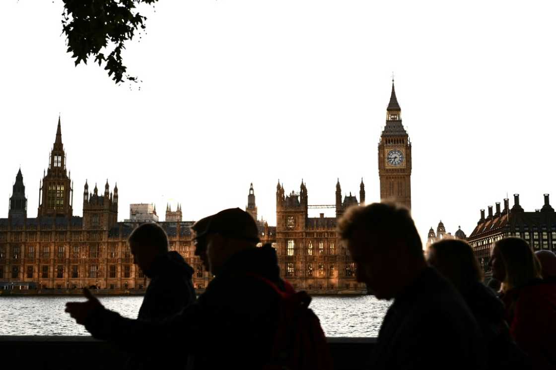 Queen Elizabeth II's coffin is lying in state at the UK parliament complex in London