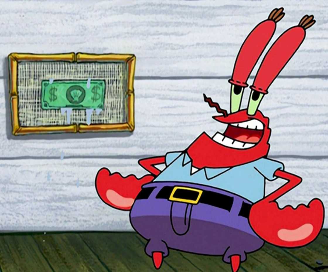 Mr. Krabs ffrom SpongeBob SquarePants