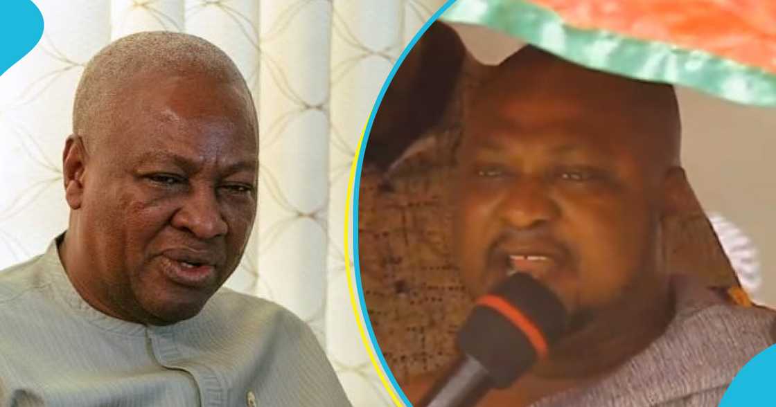 Chief begs Mahama Chief begs Mahama