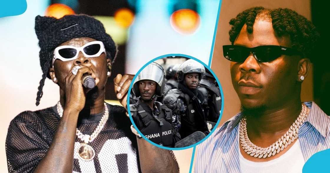 Stonebwoy, Ghanaian musician, dancehall artiste, young man, Ghana Police Service, Immigration, Ghana Armed Forces. Stonebwoy, Ghanaian musician, dancehall artiste, young man, Ghana Police Service, Immigration, Ghana Armed Forces.