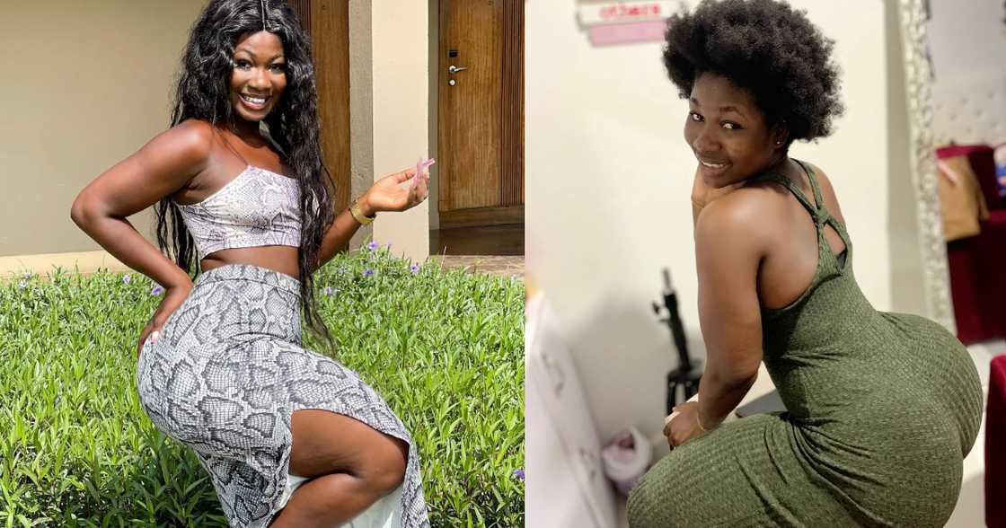 Abena Cilla trends on IG with poolside photos; flaunts gargantuan looks in swimwear Abena Cilla trends on IG with poolside photos; flaunts gargantuan looks in swimwear