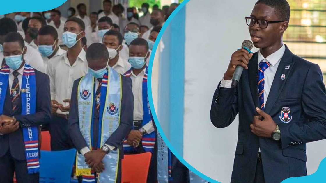 Presec students participating in school activities Presec students participating in school activities