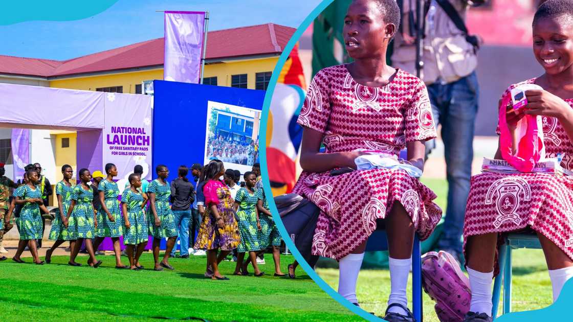 Ghanaian school girls in uniform Ghanaian school girls in uniform