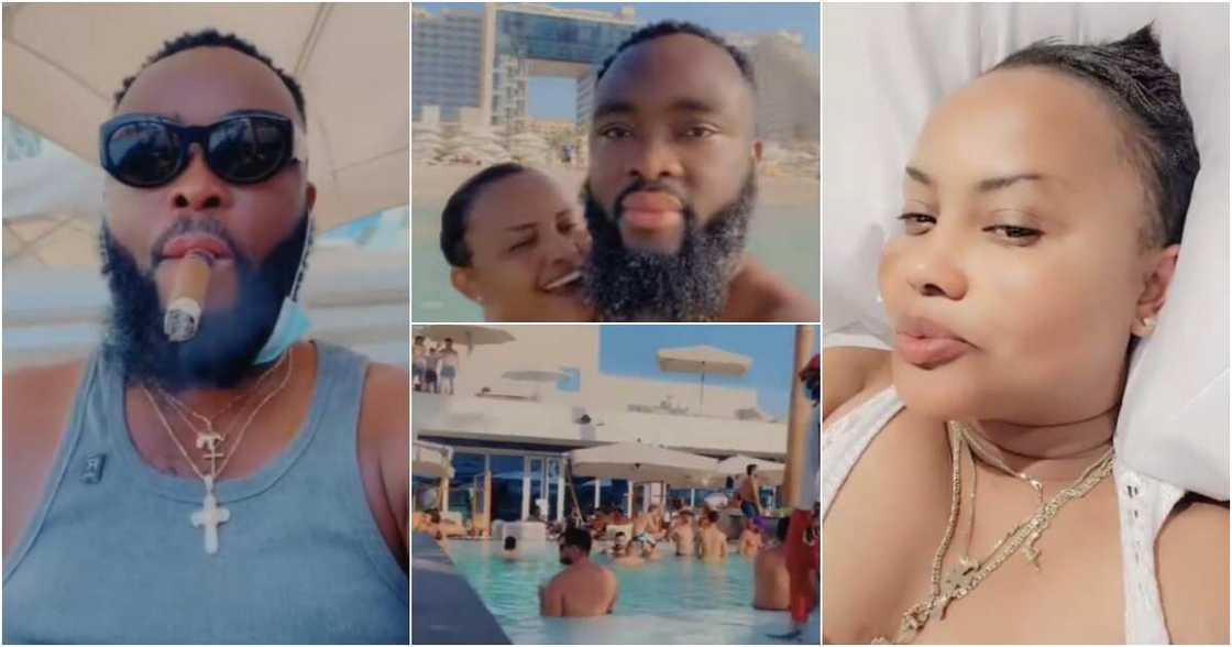 MaxBrown: 3 hot moments from Nana Ama McBrown and her hubby's vacation in Dubai