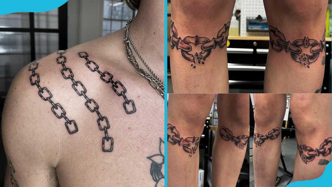 Chains prison tattoo