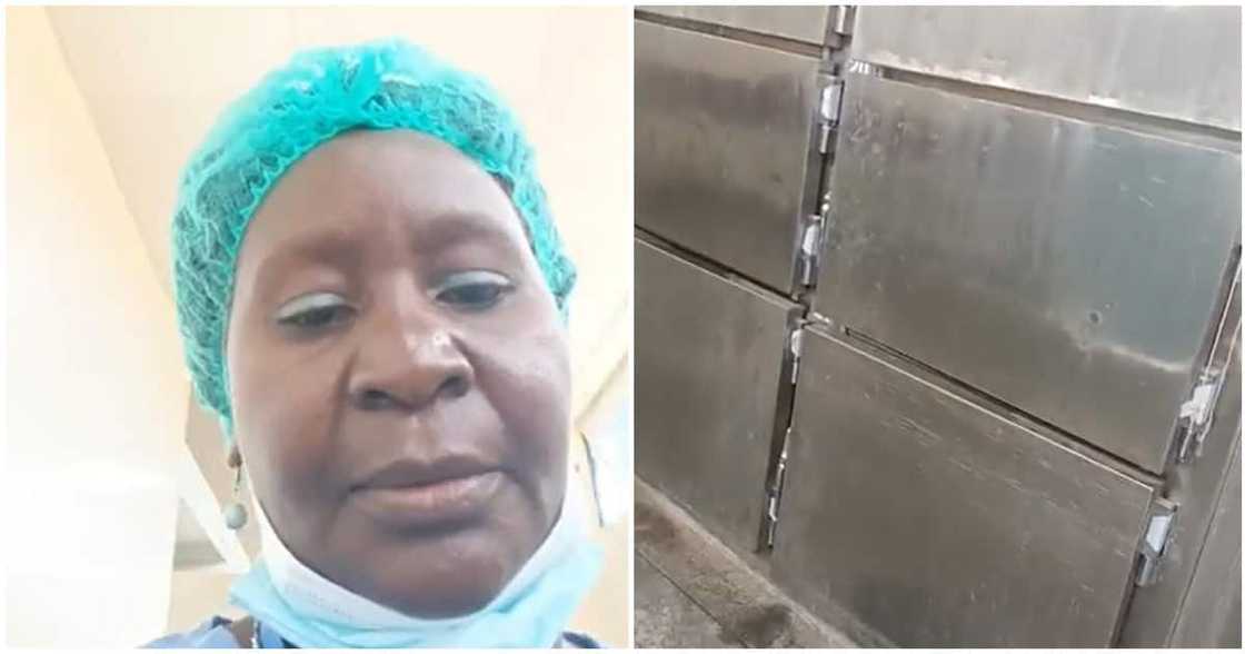 KNH mortician giving tour. KNH mortician giving tour.