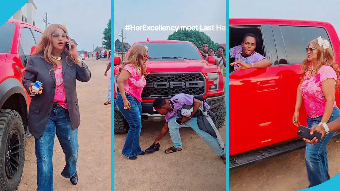 Nana Ama McBrown, Last Hero, Comic skit, McBrown's movies, Kumasi, McBrown's cars, McBrown's red Ford Ranger Raptor Nana Ama McBrown, Last Hero, Comic skit, McBrown's movies, Kumasi, McBrown's cars, McBrown's red Ford Ranger Raptor