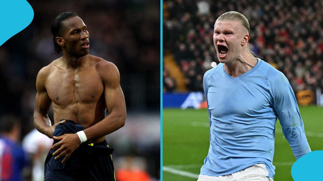 Didier Drogba, Erling Haaland, Wayne Rooney, Champions League semi-final, football debate, Man United legend, striker comparison, football statistics, Haaland goals, Drogba legacy. Didier Drogba, Erling Haaland, Wayne Rooney, Champions League semi-final, football debate, Man United legend, striker comparison, football statistics, Haaland goals, Drogba legacy.